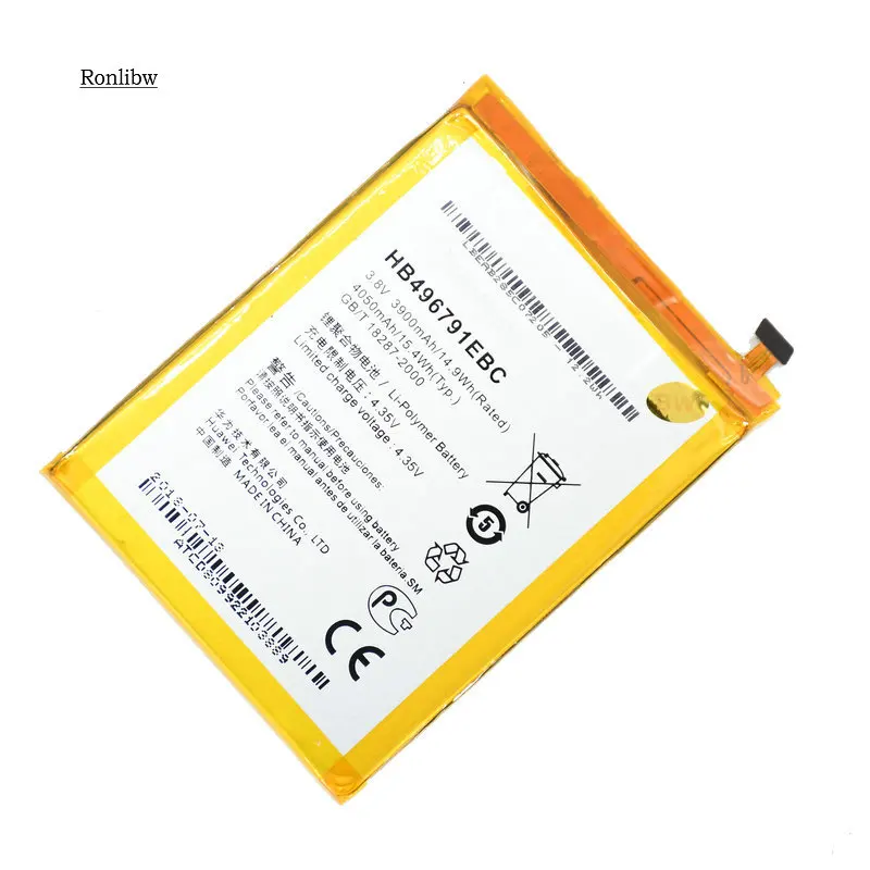 Аккумулятор Ronlibw для Huawei MATE 1 Ascend 3900 мач HB496791EBC сменный аккумулятор 2 4 5