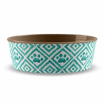 

Mojo accessori zampa IKAT Small Pet Bowl Teal