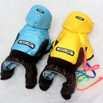 

Pet Dog Winter Clothes Thick Dog Hooded Parkas Warm Pet Jumpsuits Coat for Small Large Dog Jacket Clothing Chihuahua Bulldog