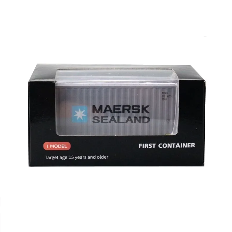 Conteneur Miniature 1/64 Truescale - 40 Pieds Maersk Orange - MGTAC26 - Pour Remorque/camion