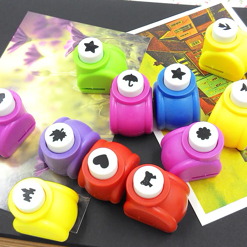 1Pcs Mini Scrapbook Punches Kid Child Paper Card Shaper Punch Printing Paper Handmade Cutter DIY Craft Tags Punch Hole Puncher scrapbook punches
