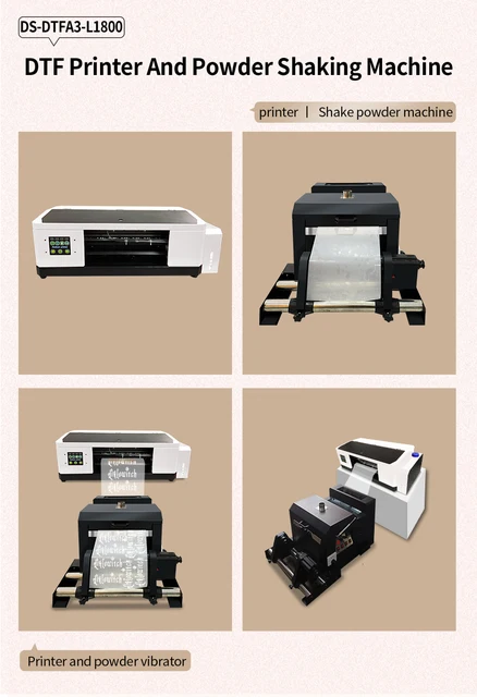 T-shirt numérique textile Printing machine à imprimer DTF presse à chaleur  pour imprimante - Chine Imprimante DTF 60 cm, imprimante pour machine DTF
