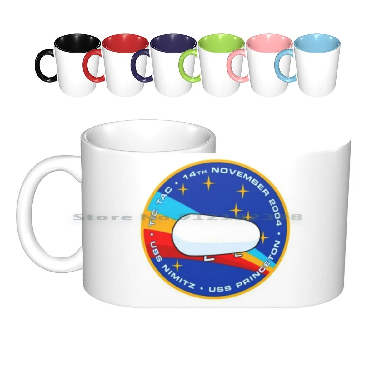 Tic Tac Ufo / Uap Meeting Tazze In Ceramica Tazze Da Caffè Tazza Da Tè Al Latte Tic Tac Meeting Fravor Underwood Nimitz Mascara Military