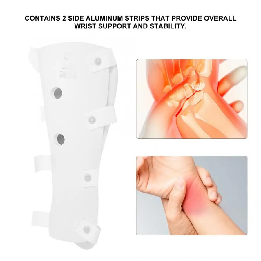Right Forearm Back Support Polymer Foam Breathable Wrist Support Brace Splint Carpal Tunnel Pain Relief Breathable Wrist Support