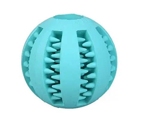

Pet Dog Toys Extra Tough Rubber Ball Funny Interactive Elasticity Ball Dog Chew Toys Dog Tooth Clean Ball Food Dog Toy Rubber