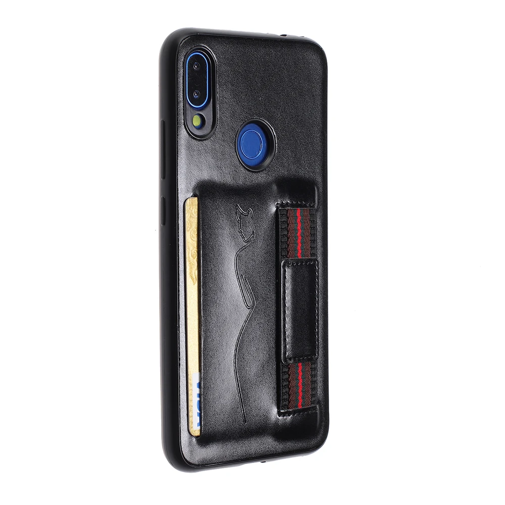 Кожаный чехол-портмоне с отделением для карт ремешком чехол для Xiaomi mi 9T Pro Red mi 7 7A Red mi Note 7 Pro роскошный мягкий ТПУ ремешок чехол для телефона, Capa