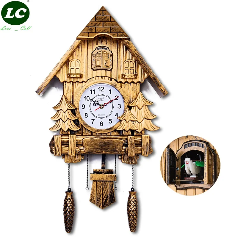 Бесплатная доставка настенные часы 16 дюймов современные с Cuckoo настенный Декор