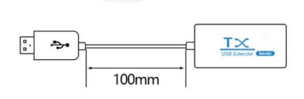 RJ45 Ethernet LAN кабель 2 шт. компьютерный кабель USB удлинитель адаптер до 200 м с помощью CAT5E Cat6 TX RX приемник отправителя
