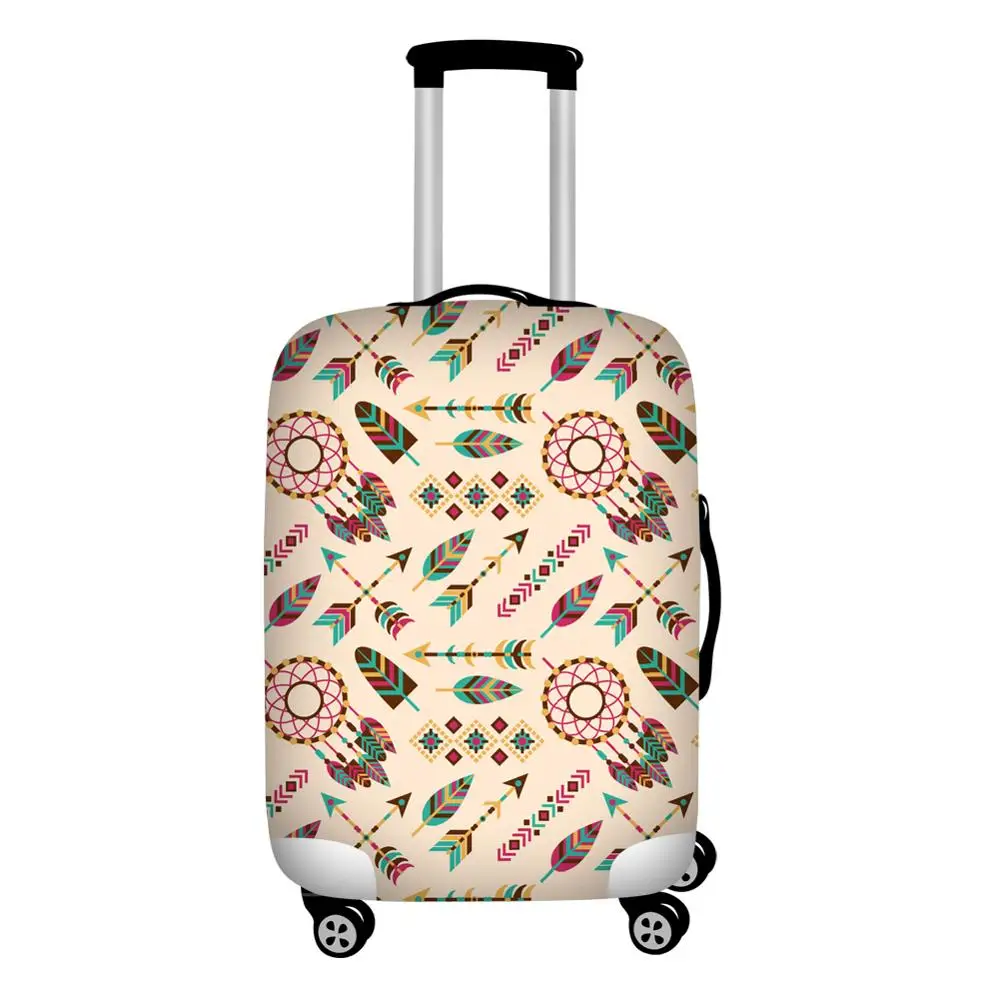 Nopersonality народный стиль эластичный толстый хиппи чемодан защитный чехол для 18-30 дюймов защитный Пылезащитный мешок Чехол Чехлы - Цвет: L3352