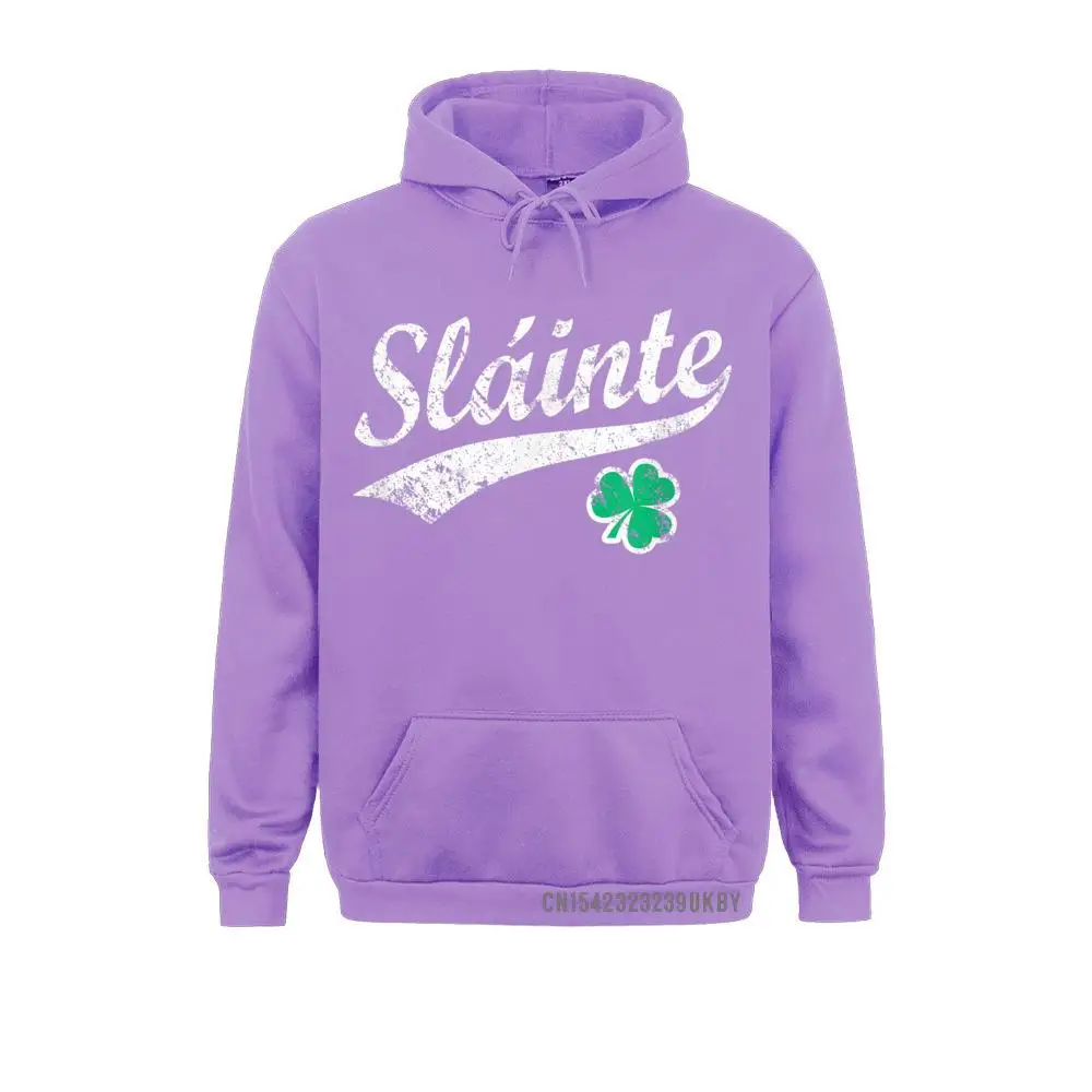 Vintage Team Slainte Irish St. Patrick's Day T-Shirt__A10878 Long Sleeve Hoodies  Women Sweatshirts Simple Style Sportswears Discount Vintage Team Slainte Irish St. Patrick's Day T-Shirt__A10878purple