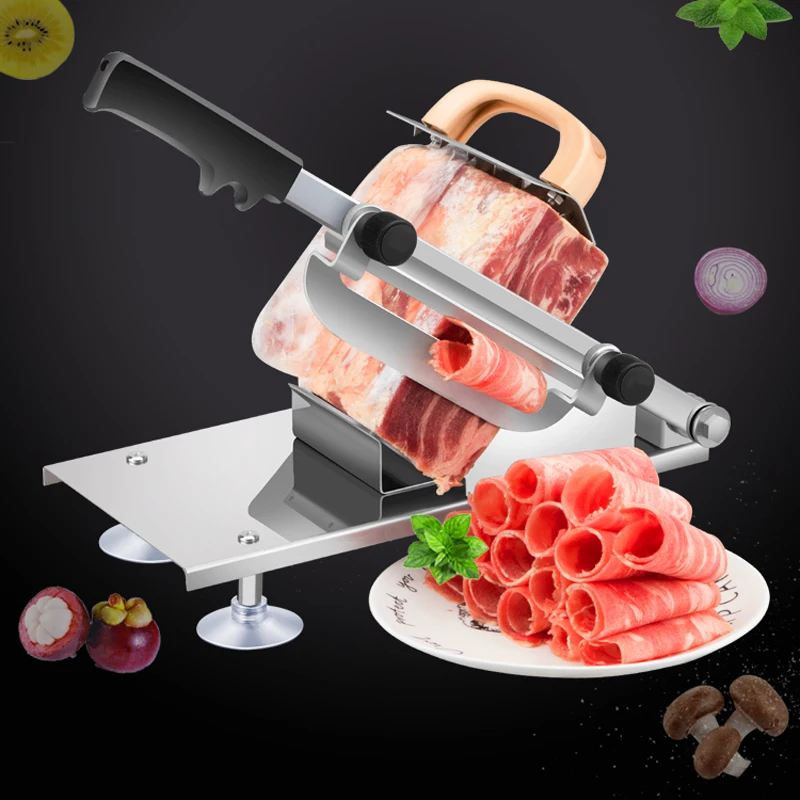 Машина для нарезки мяса Betohe из сплава и нержавеющей стали бытовая ручная