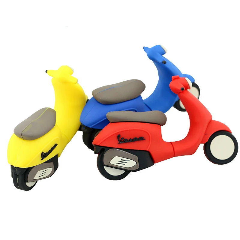 Cute Motorcycle Moto Lady Motorcycle USB Flash Drive 4GB 8GB 16GB 32GB 64GB Pen Drive Memory Stick Storage U Disk Flash Gift cute cartoon 3d cute bird usb flash drive memory stick lovely parrot pen drive flash card pendrives 32gb 16gb 8gb 4gb 128mb