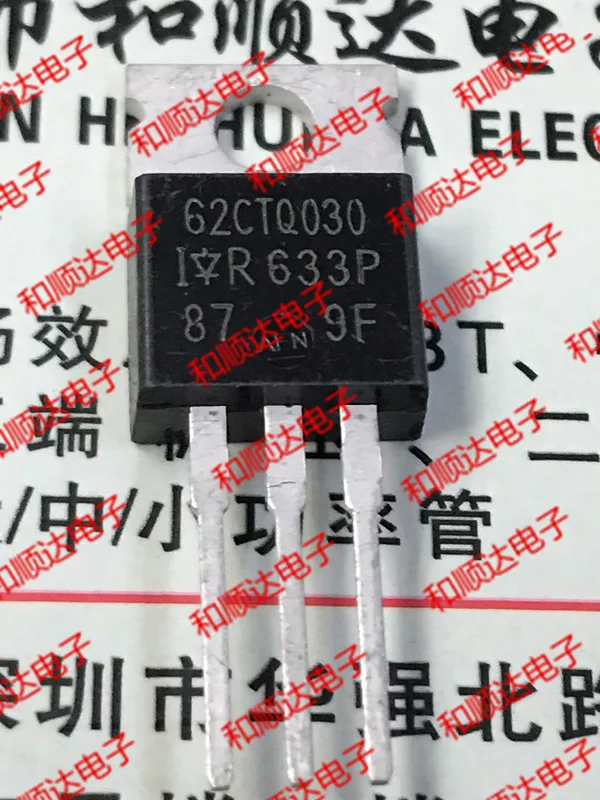 5 шт/62CTQ030 TO-220 60A 30V