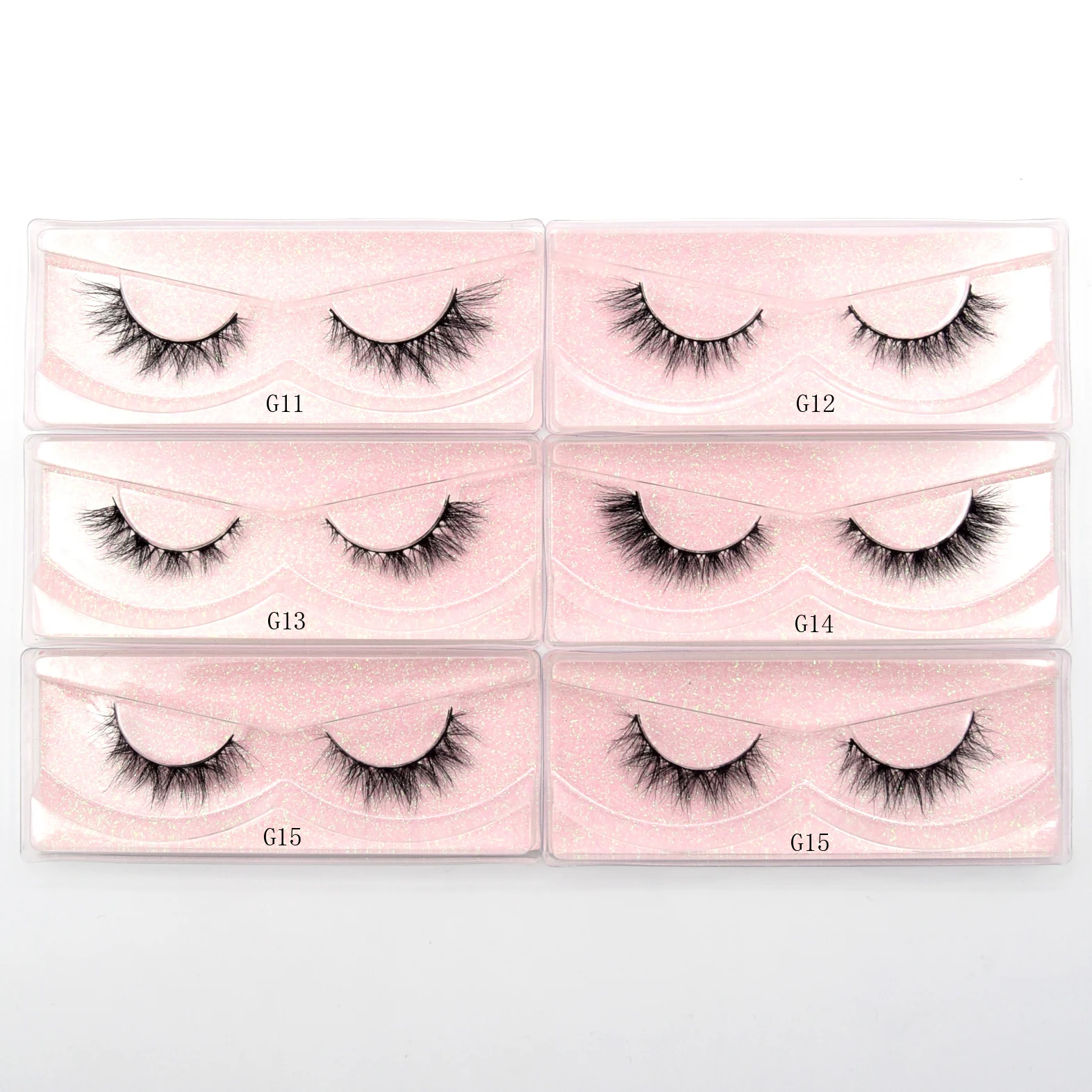 Visofree 13mm Eyelashes Mink Lashes 3D Natural Long Mink Eyelashes Cruelty-free Handmade False Eyelashes Makeup Mink Lashes G09