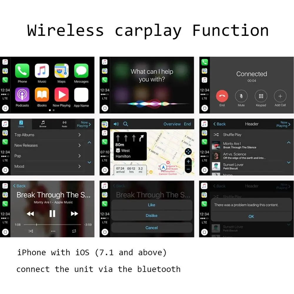 Usb беспроводной ключ carplay для Volkswagen BMW benz Toyata Mazda с android навигацией Автомобильный мультимедийный плеер с android авто