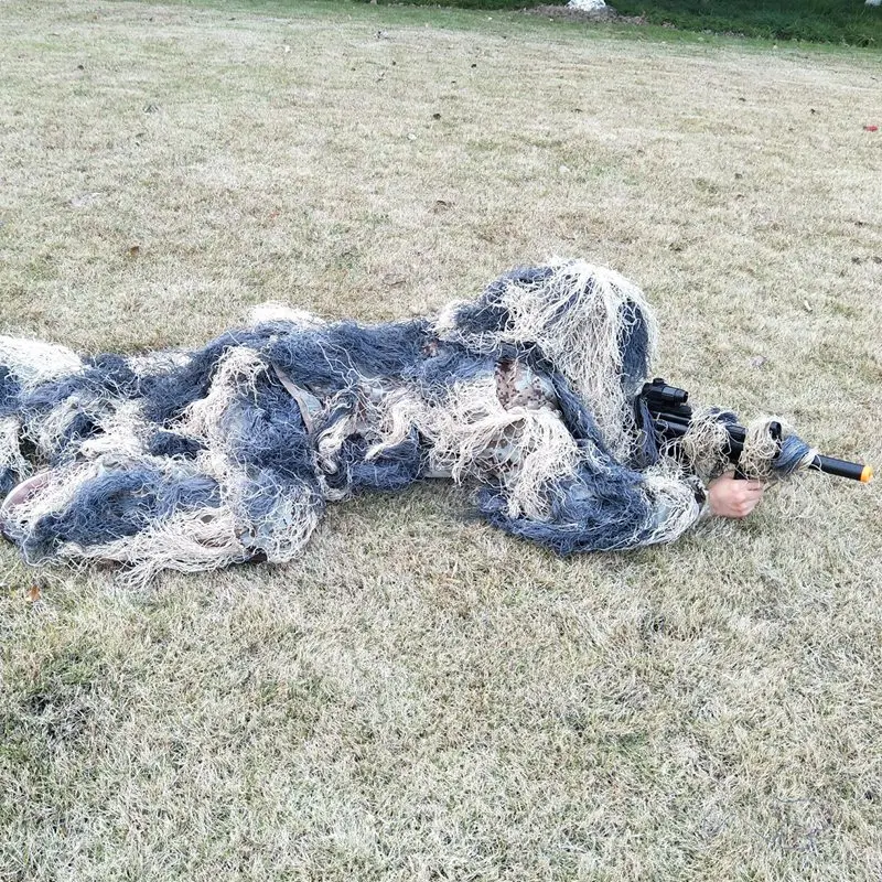 5 шт./компл. Ghillie костюм, камуфляжная одежда, одежда и брюки для охоты в джунглях, стрельбы, страйкбола, дикой природы фотографии или