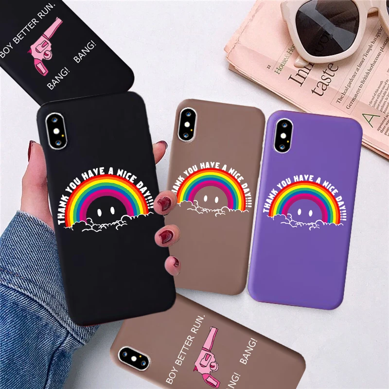 

Jamular High Quality Silicone Soft Shell Phone Case for iPhone 11 Pro XS Max X XR 7 8 6 6s Plus Fashion Cute Phone Back Cover