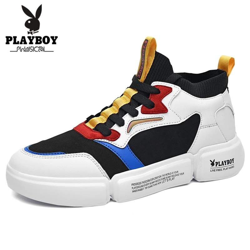 

PLAYBOY New Running Shoes for Men Breathable Casual Jogging Sports Shoes Mesh Lace-up Low cut Lightweight Footwear