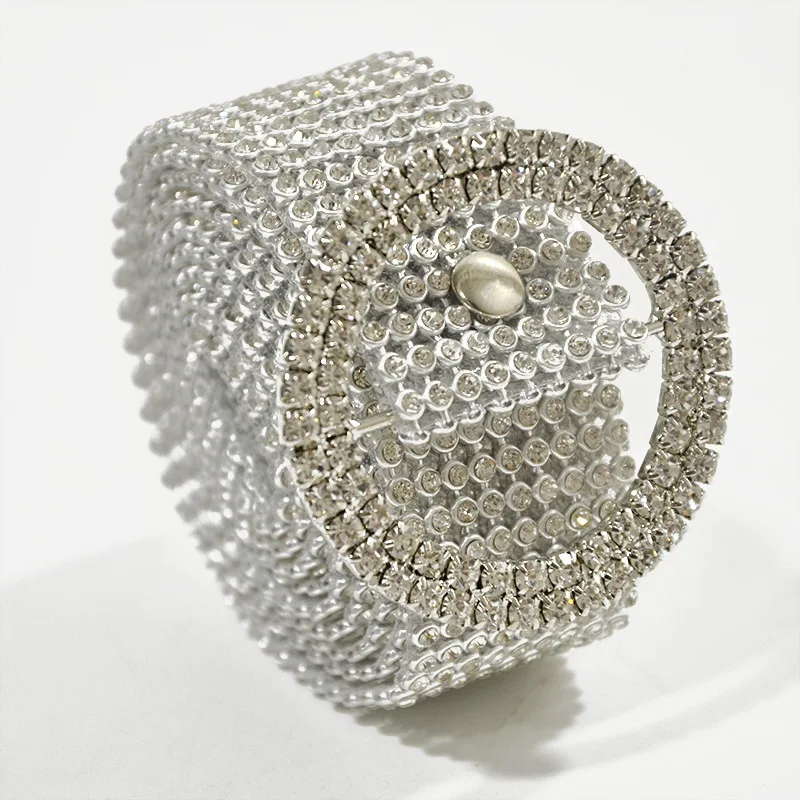 120 см яркий Дамский Пояс-цепочка на талию полная роскошь большие вечерние Стразы Пояс украшения для тела цепь - Metal color: Pure Gold Color