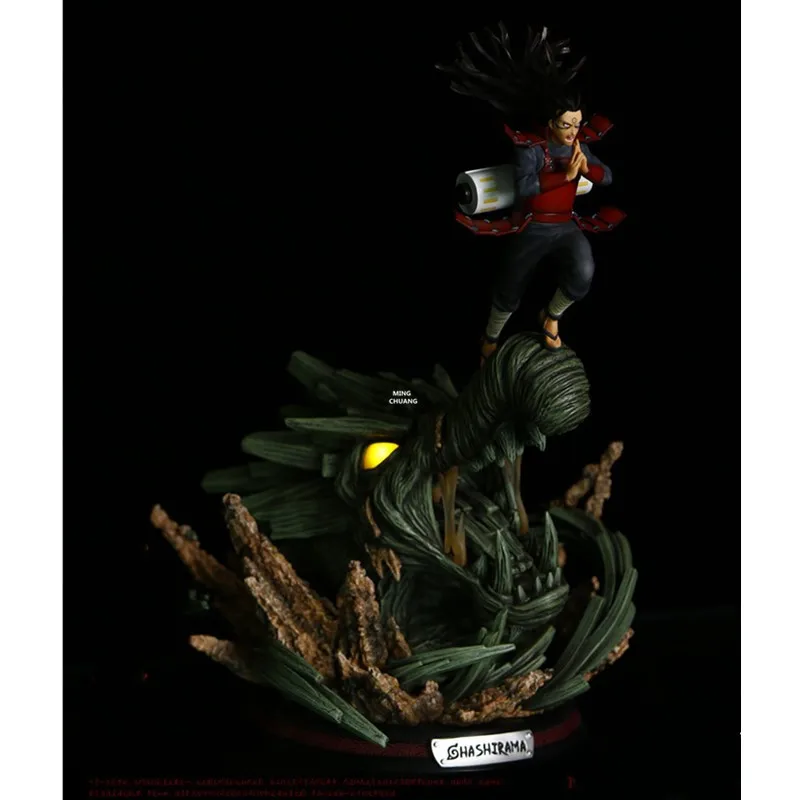 23 "Наруто статуя Сэндзю Hashirama бюст Shinobi No Kami полный Длина Портрет с светодиодный свет анимационная фигурка GK Ящик для игрушек 57 см V610