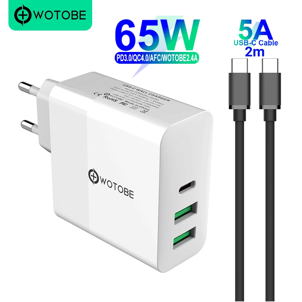65w Type C Usb C Power Adapter 1port Pd60w Qc3 0 Charger For Usb C Laptops Macbook Pro Air Ipad Pro 2port Usb For S8 S10 Iphone Mobile Phone Chargers Aliexpress