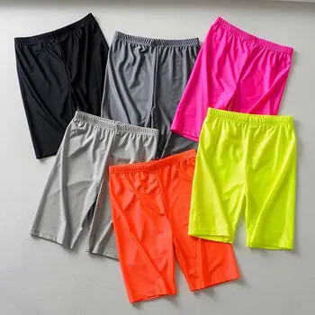 

Reflective Shorts Ladies High Waist Shorts Women Sweatpants Jogger Punk Biker Shorts Autumn Women Streetwear Black Shorts