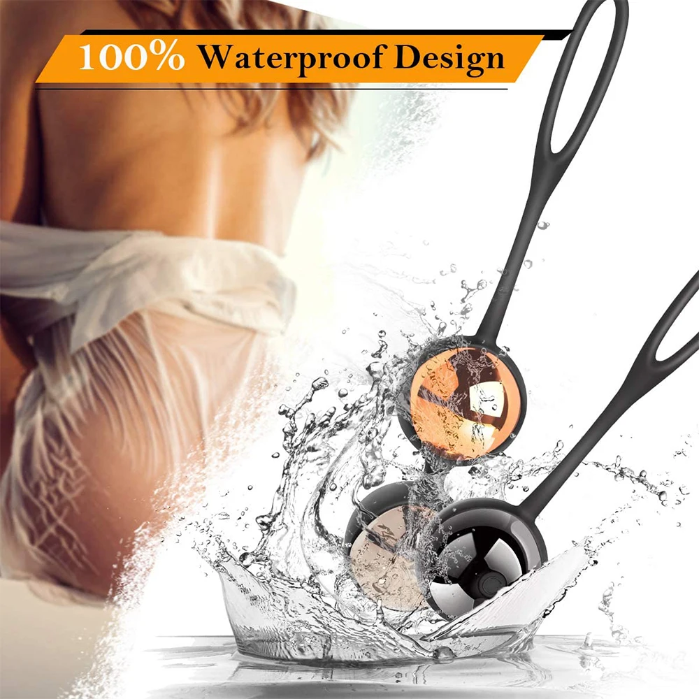 Kegel Balls Weight Kegel Ball Vibrator Wireless Remote Geisha Ball Kegel Tighten Vagina Exercise Ben Wa Vibrating Egg Sex Toy For Women