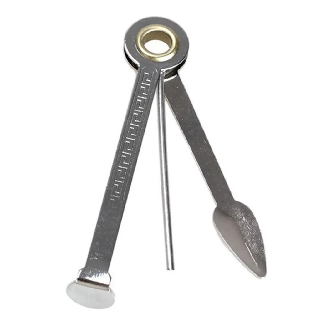 Nuovo Multifunzionale 3 In1 In Acciaio Inox Fumatori Tabacco Pipe Cleaner Strumento Di Pulizia Accessori Per Fumatori Accessori Per Erbacce