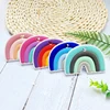 5/10pcsBPA Free Silicone Teethers Rainbow Cartoon Shape Tiny Rod Food Grade Silicone Baby Teethers Teething Toy 1