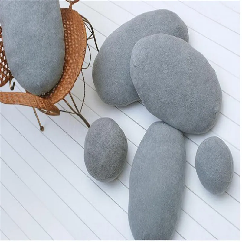 

Stone holds pillow cobblestone cushion for leaning on to sit pier lazy person sofa household to decorate decoration