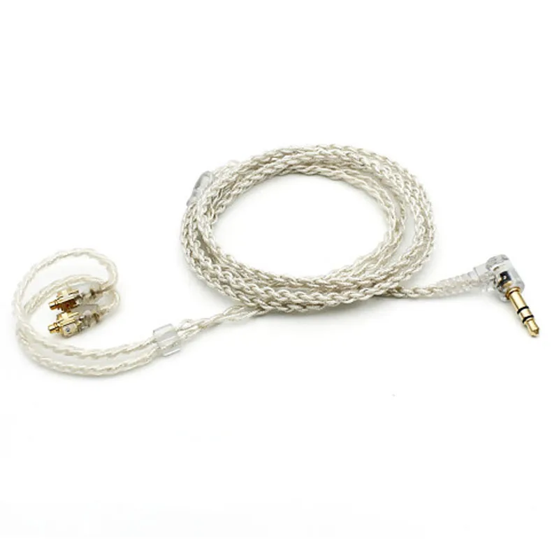 1,2 м Trasparente Lamina D'Argento Filo Mmcx Connettore