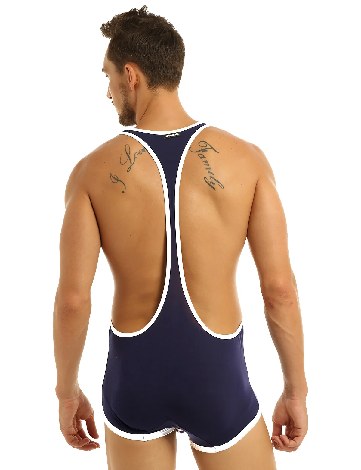 Iiniim мужское сексуальное нижнее белье бодичулок борцовка подтяжки Singlet Mankini Jockstraps утолщенные трусы боксеры нижнее белье боди