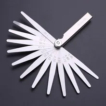 0,05-1,0 микрометр Feeler Gauge 20 лезвие из нержавеющей стали измерительный инструмент клиновидный штекер датчик зазор клапан измерительный инструмент