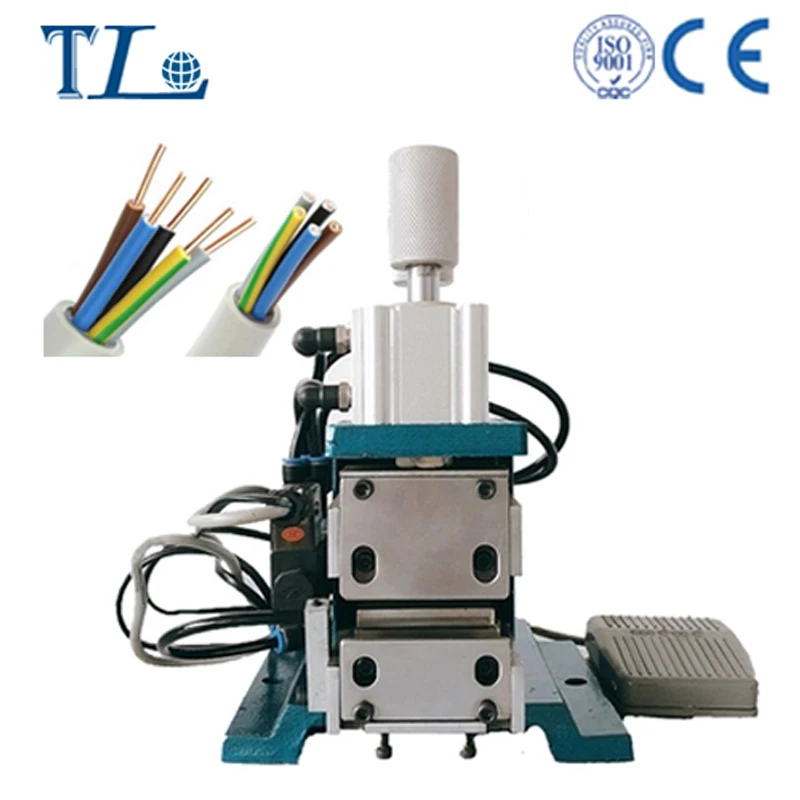 

vertical stripping machine 3F pneumatic peeling machine pneumatic wire cutting machine multi wire stripping machine