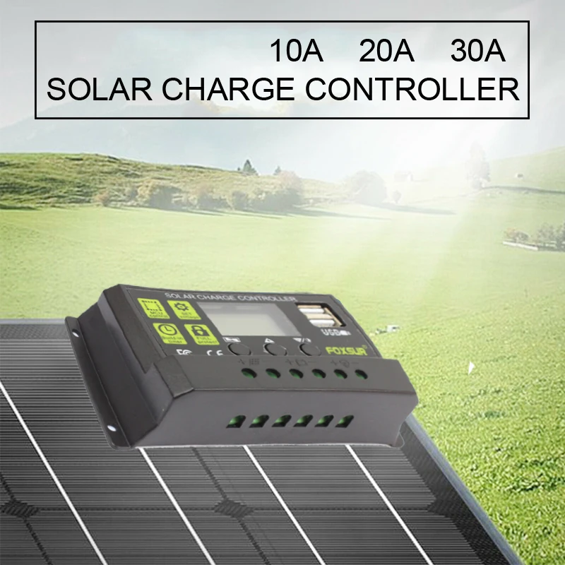 

Sun energy controller 12V/24V auto 10A 20A 30A Battery board controller