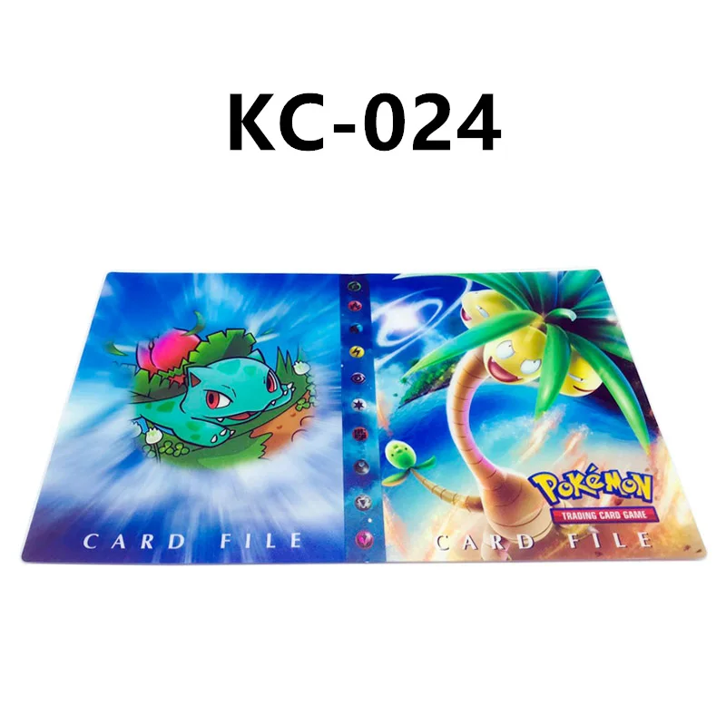 KC-024 240 шт. держатель Альбом 24 стиля Покемон карты Альбом Книга мультфильм аниме карманный монстр игрушка Пикачу для детей подарок - Цвет: KC-024
