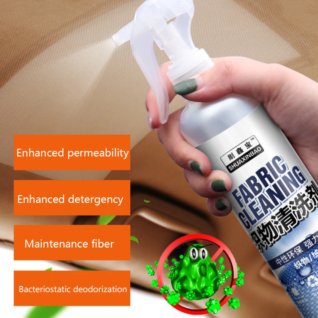 Car Interior Cleaning Agent Ceiling Cleaner Fabric Water-free Automotive Inner Decoration Cleaning Tools