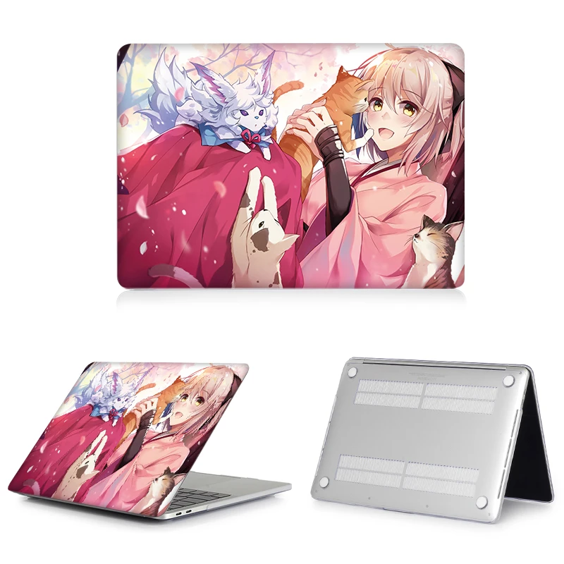 Case do Portátil para Macbook Polegada com Barra de Toque dos Desenhos Luva do Portátil Bonito Retina 11 12 13 15 16 Animados Anime Capa 13.3 Bolsa Bag Mtt ar Pro - Imagem 5