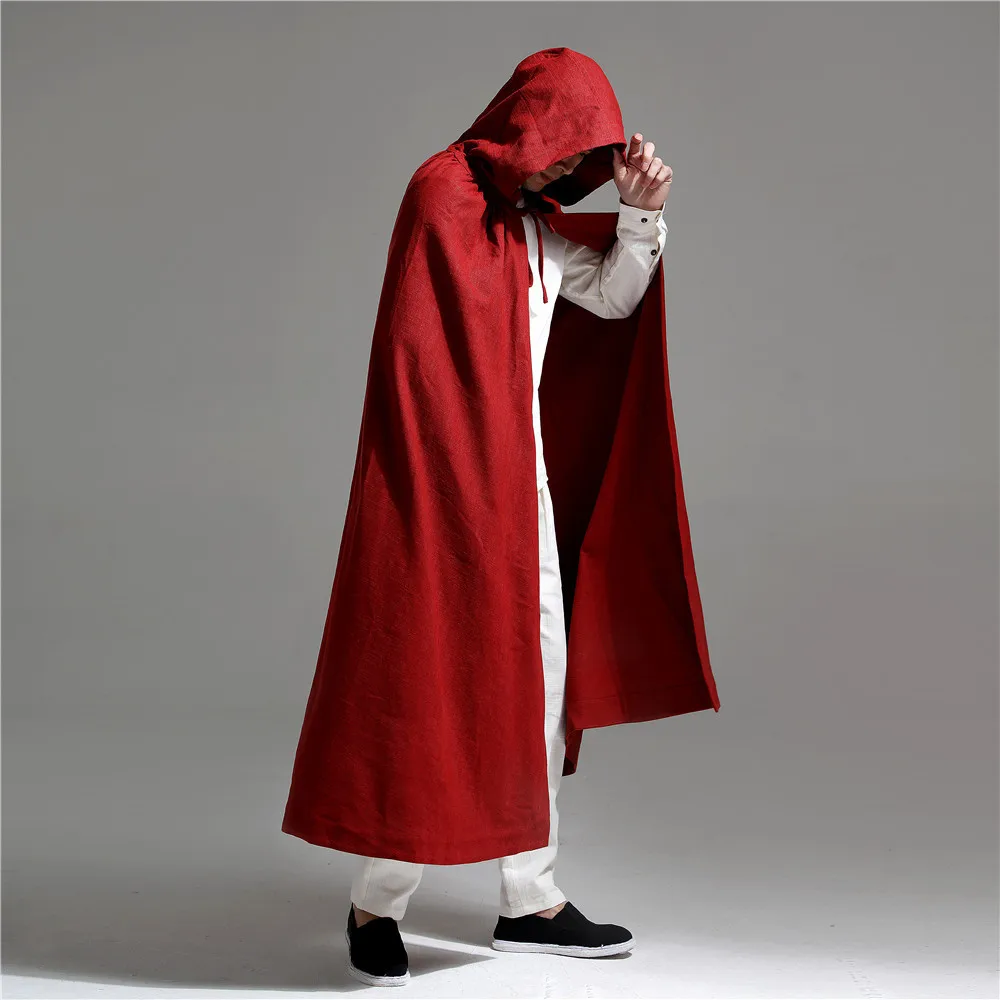 

mens trench coat mens trench coat jacket linen coat menRestoring ancient ways is dust coat Hooded windbreaker coat men
