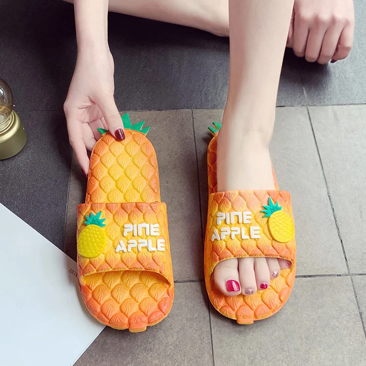 pineapple slippers