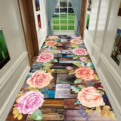 3D ковры Tapet Nordic сад Гостиная Коврик для прихожей Ванная комната LargeCarpet детской комнаты Кухня коврик анти-тапочки на нескользящей подошве с мягкой фланели - Цвет: picture