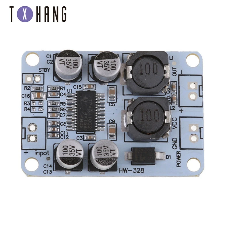 

DC 8V-26V TPA3110 PBTL 30W Digital Mono Amplifier Module Board Power AMP Audio 30W Low Power Consumption
