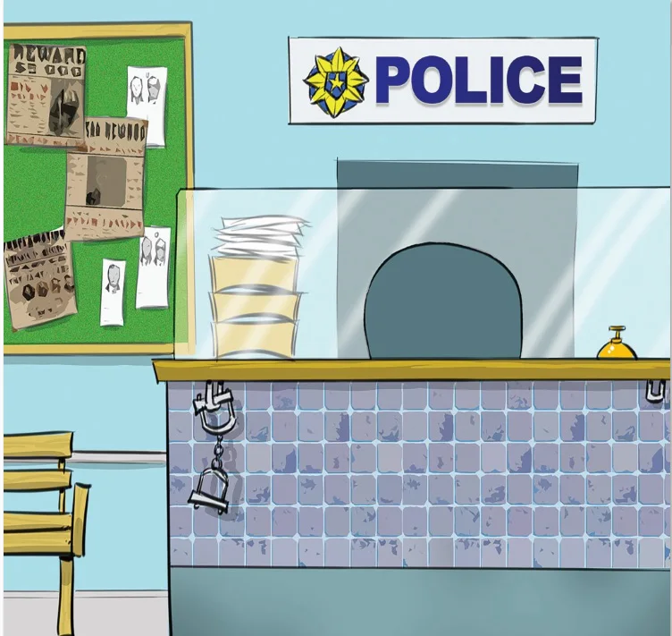 

8x8 футов абстрактная Классическая полицейская комната индивидуальный фото студия фон винил 10x10 10x12