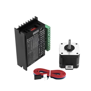 

3D Printer 4-Lead Nema17 Stepper Motor 42 Motor 1.5A(17Hs4401S)with Tb6600 Stepper Motor Driver Nema23 17 for Cn