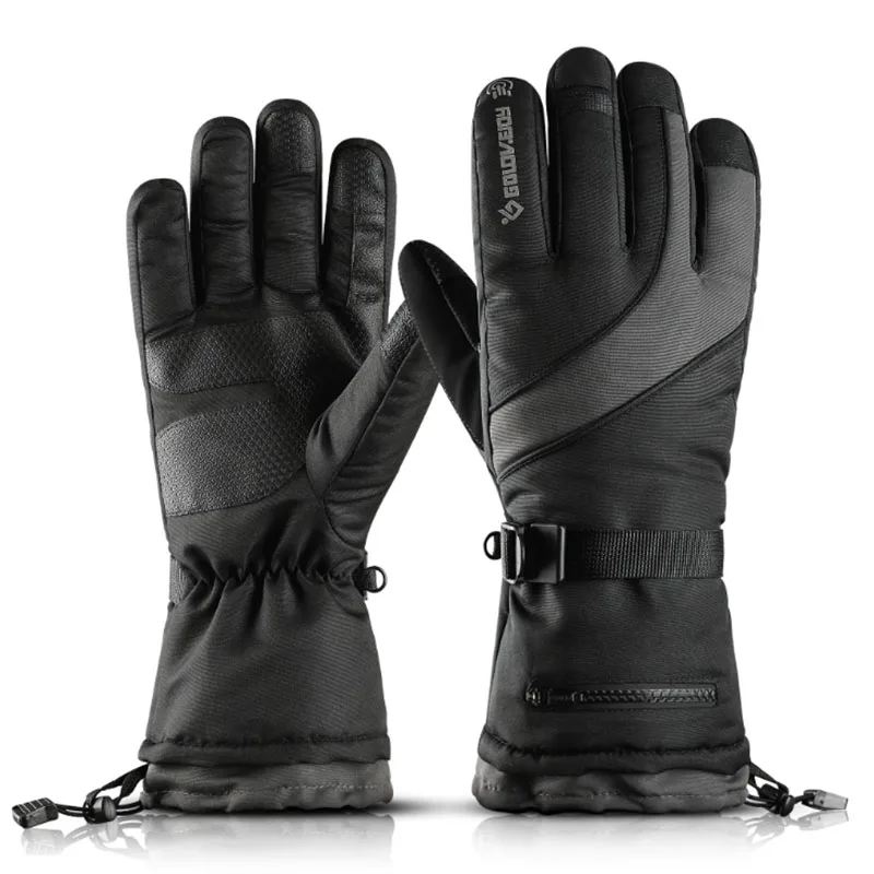

Skiing Gloves Fleece Touchscreen Gloves Snowmobile Motorcycle Riding Winter Gloves Windproof Waterproof Unisex Snow Gloves