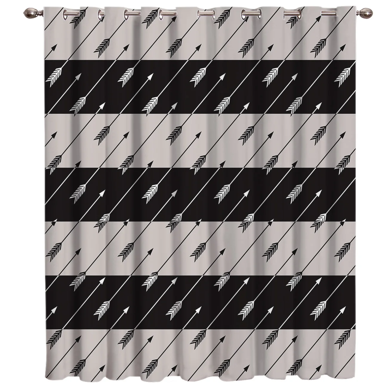 Aztec Arrowhead Window Treatments Curtains Valance Room Large Blinds Bathroom Blackout Bedroom Print Wind | Дом и сад