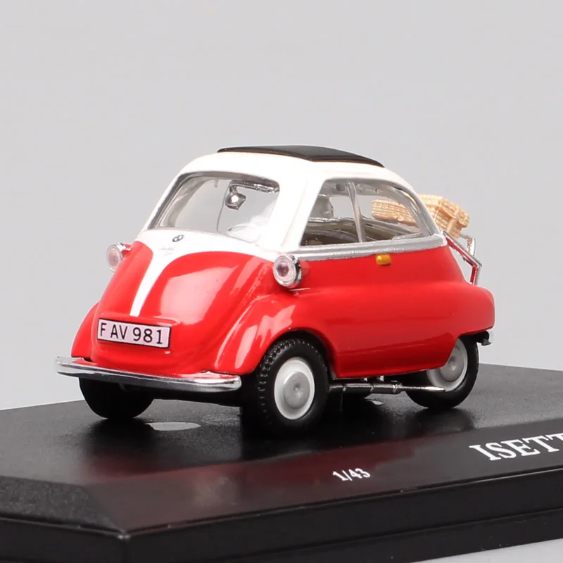 1:43 электронные весы старый ретро Cararama Isetta 250 пузырьковый автомобиль микрокар Diecasts& игрушки модели автомобилей детей 1955 акриловая коробка