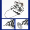 Belt Sander Grinder Adjustable Angle Belt Sander Machine Knife Cutter Edges Sharpener DIY Polishing Grinding 7 Speed Regulation 6