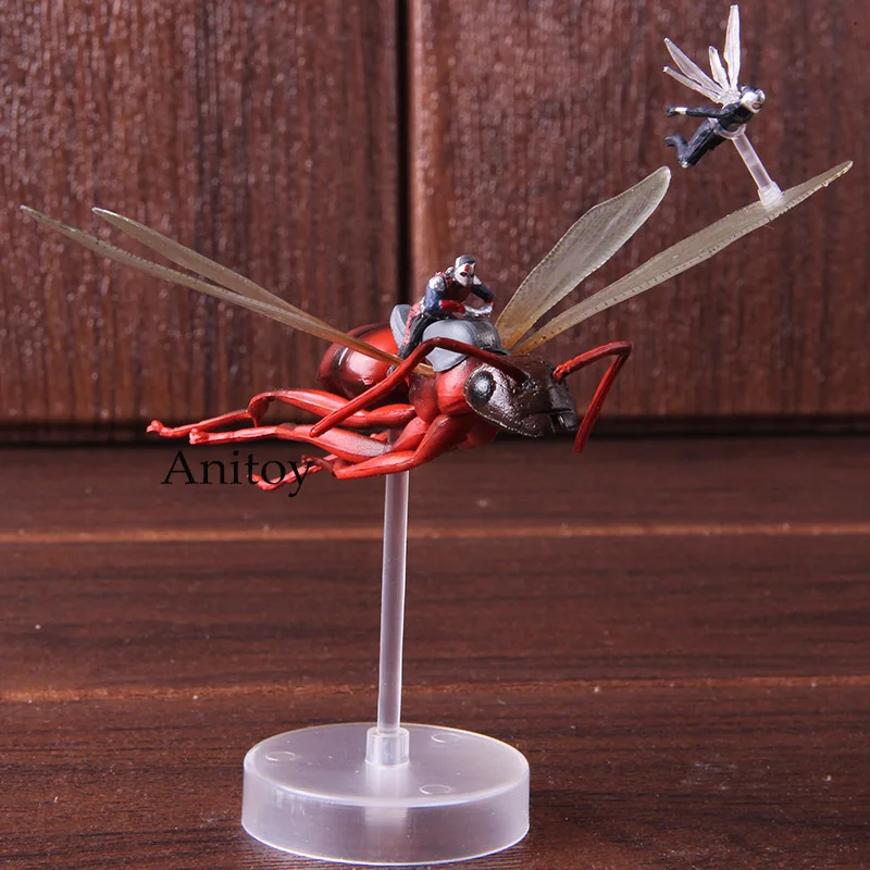 

Ant Man and The Wasp Figures Ant-Man on Flying Ant & The Wasp PVC Figure Doll Collectibel Model Toy