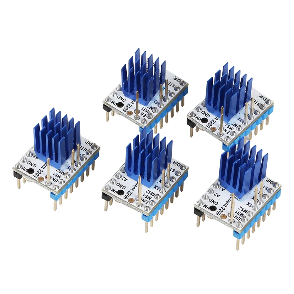 TMC2209 V2.1 цифровой модуль профессиональная замена инструмента Mute 2.8A Stepsticks части мини шаговый двигатель драйвер 3d принтер стабильный